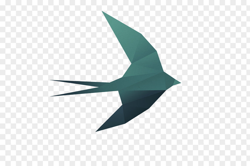 Polygon City Flyer Bird Geometry Line PNG