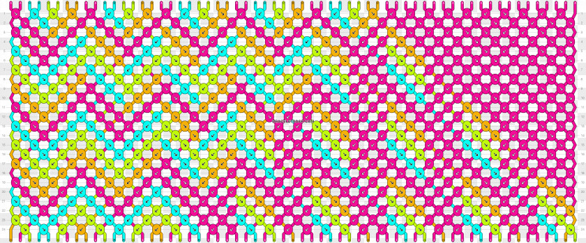 Friendship Bracelet Rainbow Loom Shirt Pattern PNG