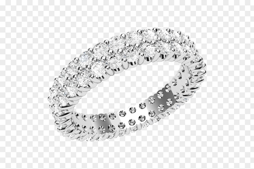 Full Eternity Diamond Rings Ring Wedding Brilliant PNG