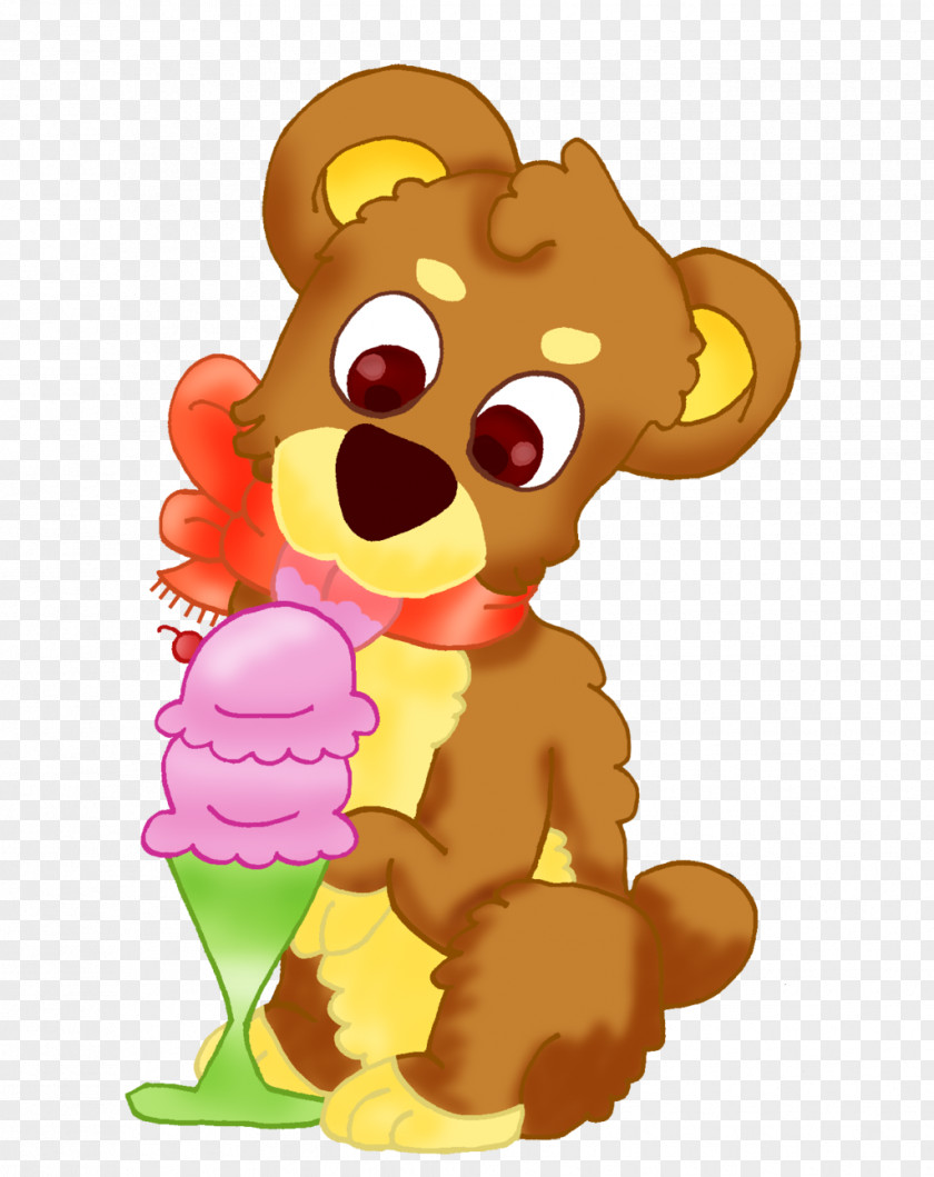 Ice Cream Strawberry Bugu Cat-like Character Lúthien PNG