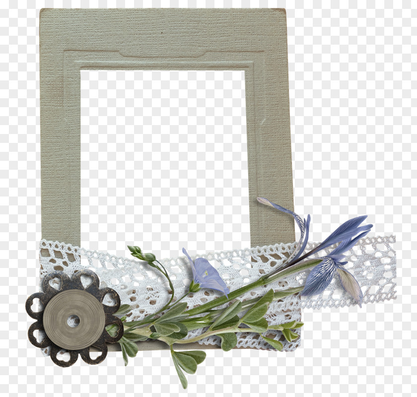 Rectangle Interior Design Background Flower Frame PNG
