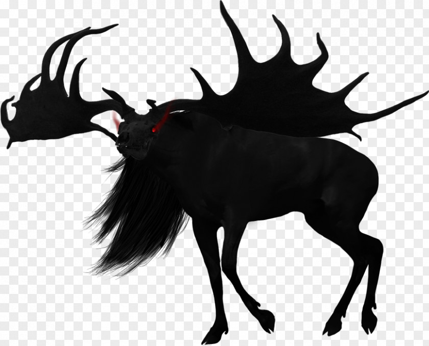 Reindeer Moose Irish Elk The Endless Forest PNG