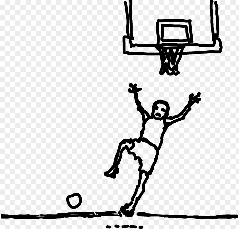 Balance Blackandwhite Basketball Hoop Background PNG