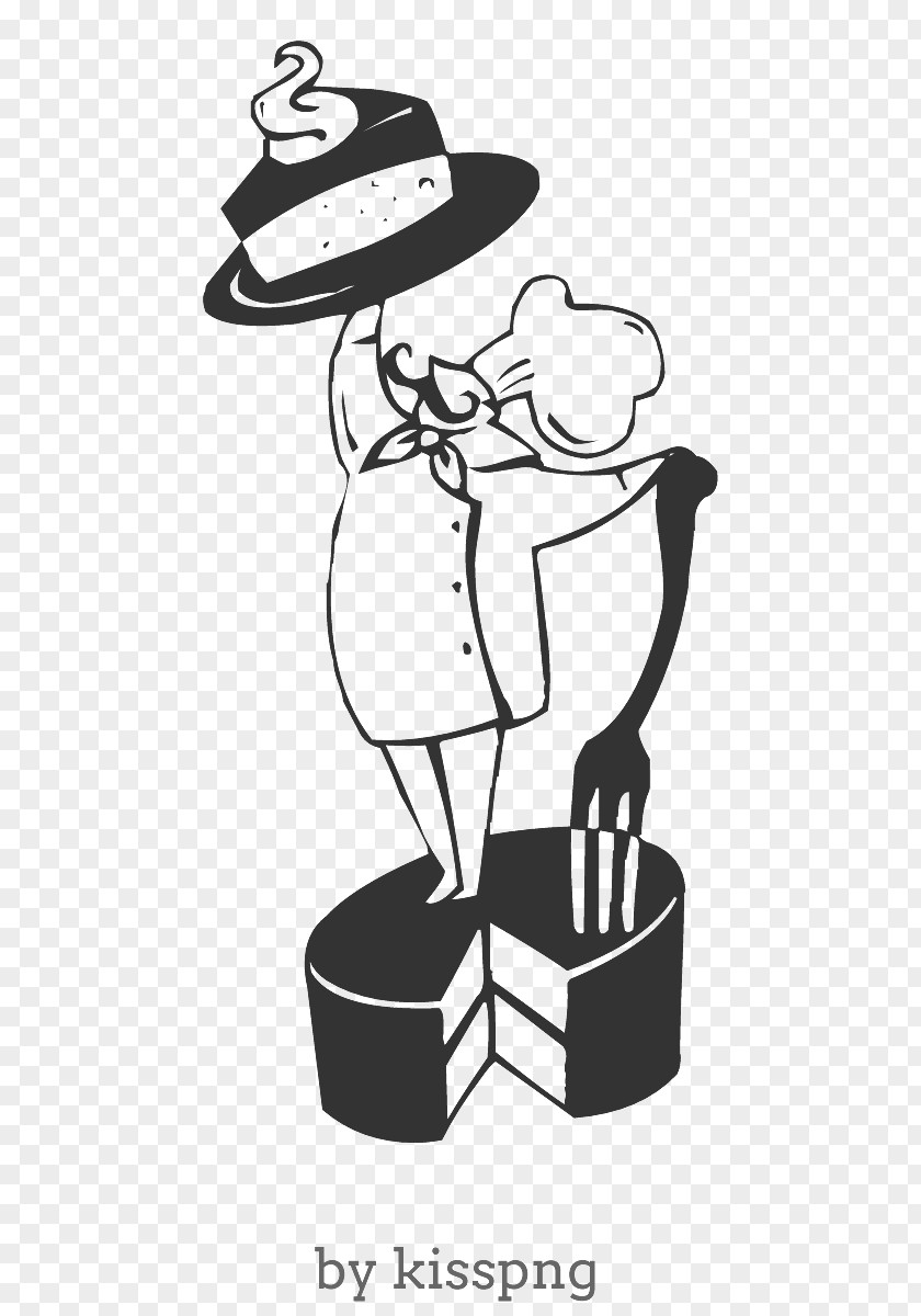 Cartoon Transparent Image. Chef, Cake, Food PNG