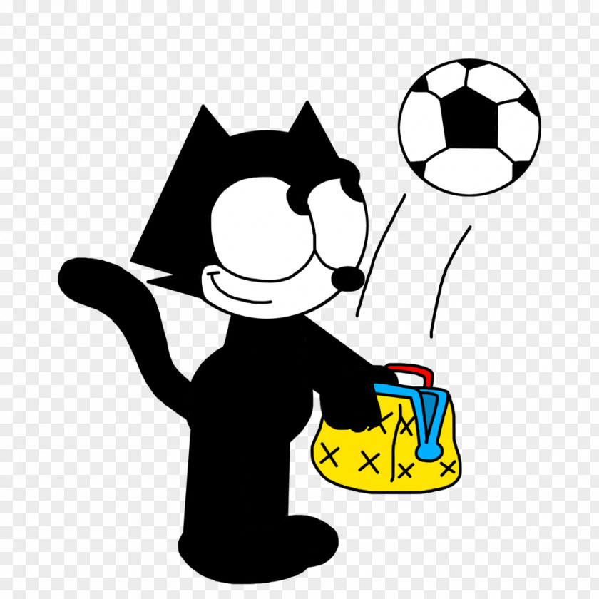 Cat Felix The Football Cartoon PNG