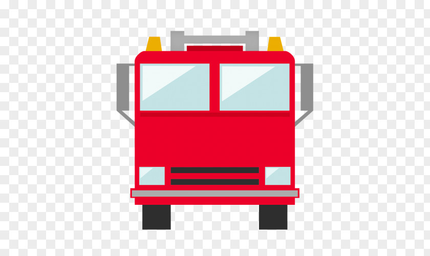 Firefighter Fire Engine Red Department PNG