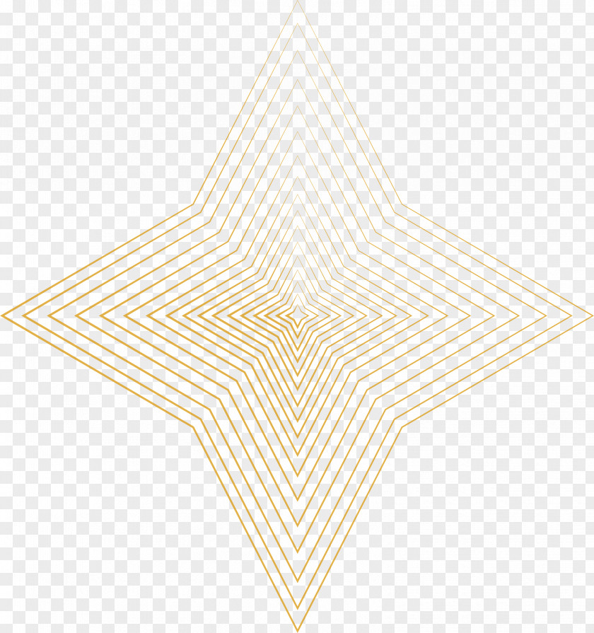 Golden Cross Star Pattern Beige Angle PNG
