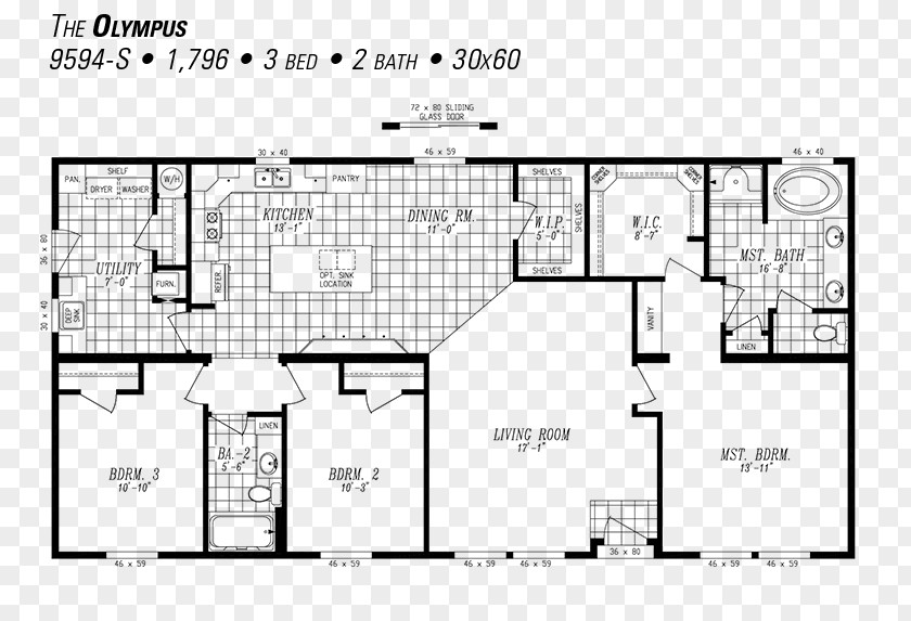Plans Marlette Oregon House Plan Floor PNG