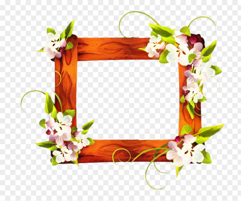 Rectangle Floristry Floral Design Frame PNG
