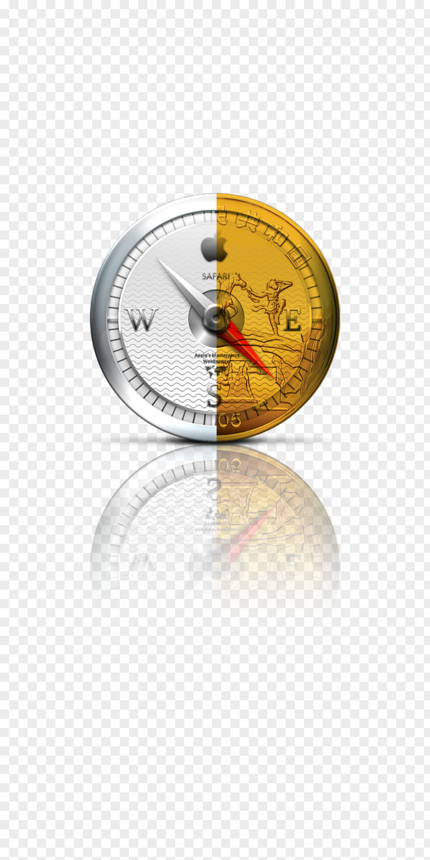Time Flies Compass Invention PNG