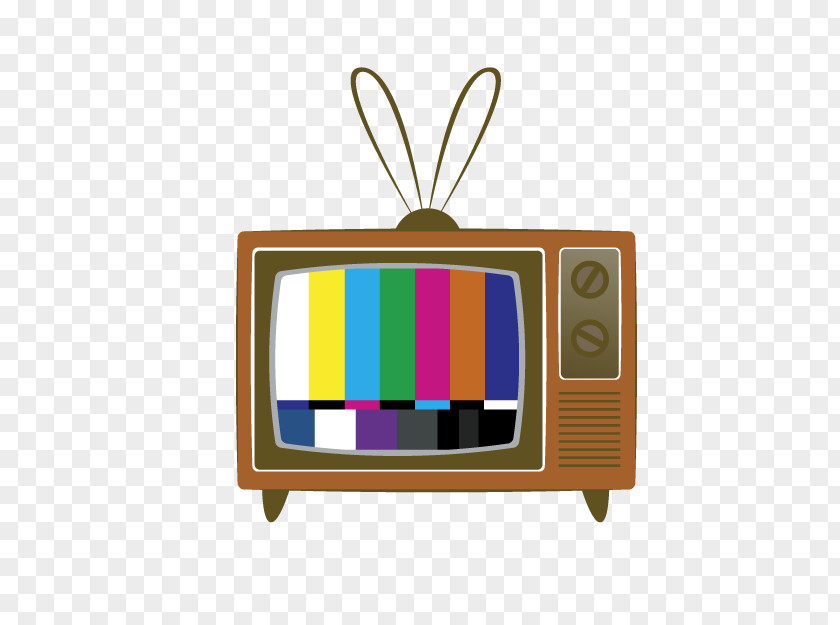 Cartoon Color TV Television Signal PNG