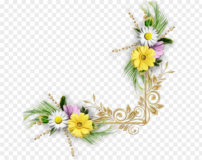 Chamomile Flower Arranging Flowers Background PNG