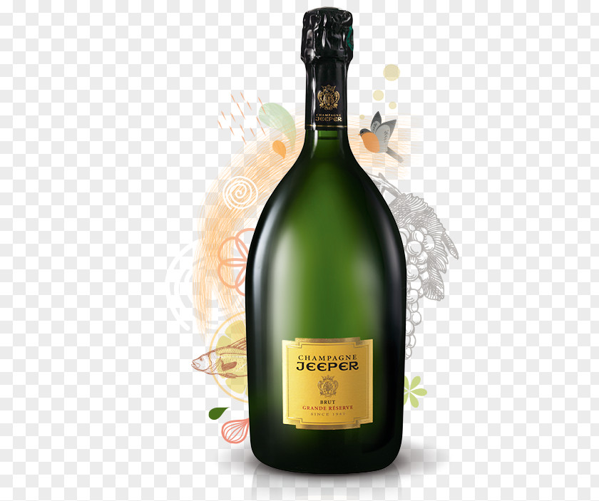 Champagne Krug Sparkling Wine Jeeper PNG