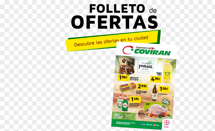 Folleto Supermarket Coviran Supermercados Burgos Granada Portugal PNG