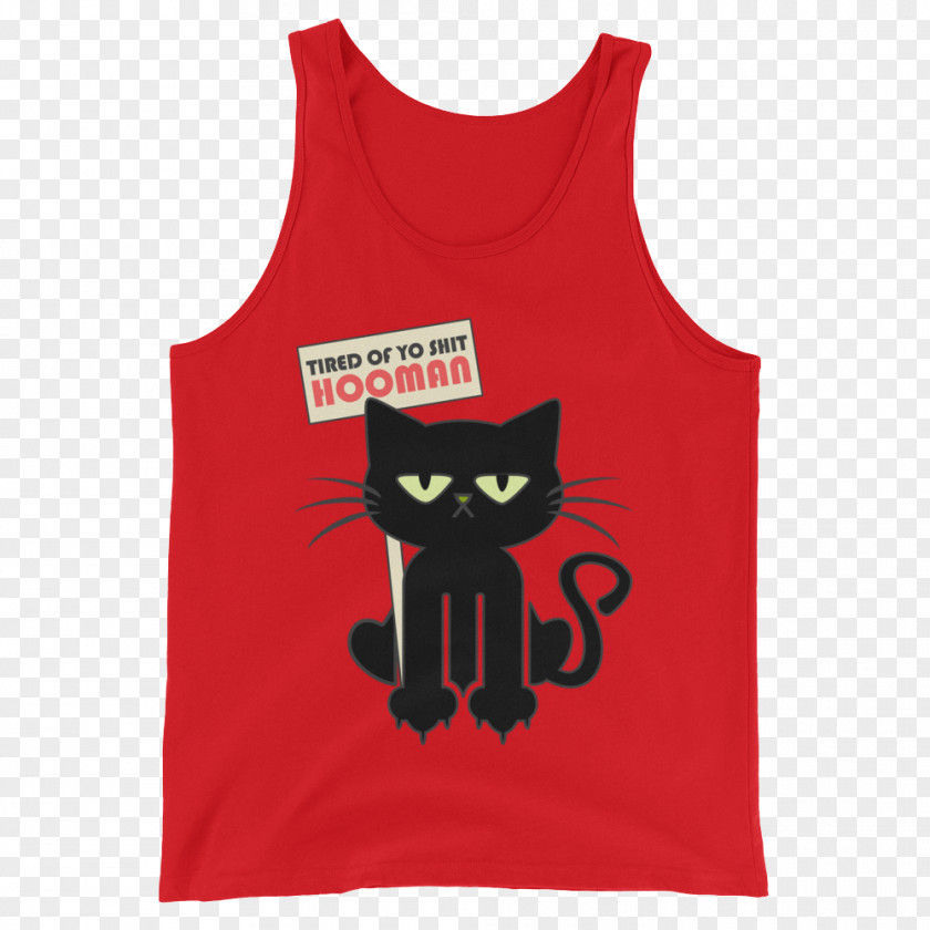 Red Cat Hoodie Top Sleeveless Shirt Clothing Dress PNG