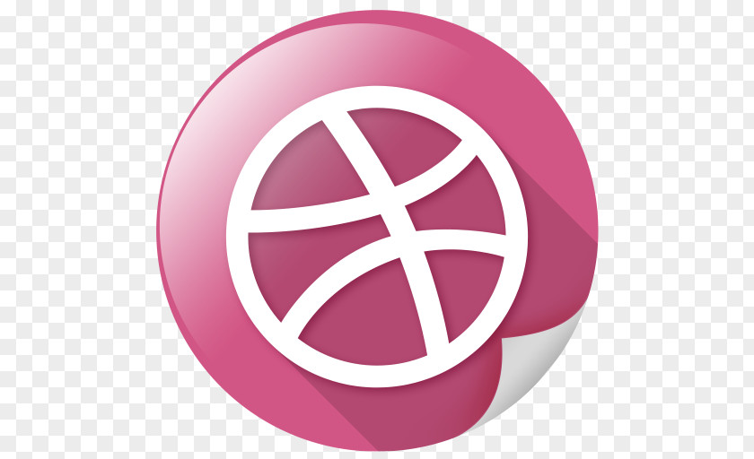 Social Media Dribbble GIF Icon Design PNG