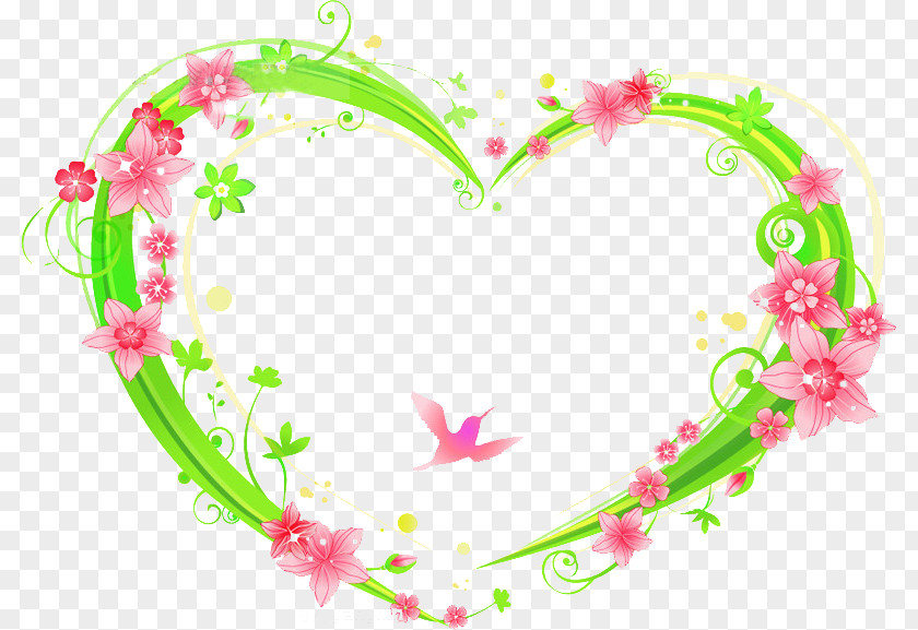 Heart-shaped Frame Can PNG