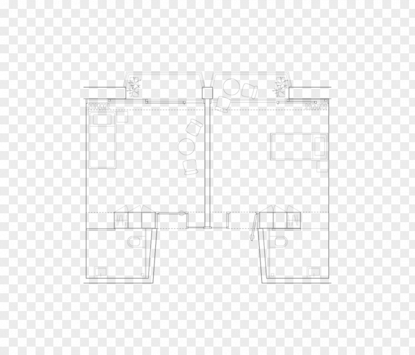 House Floor Plan Pattern PNG