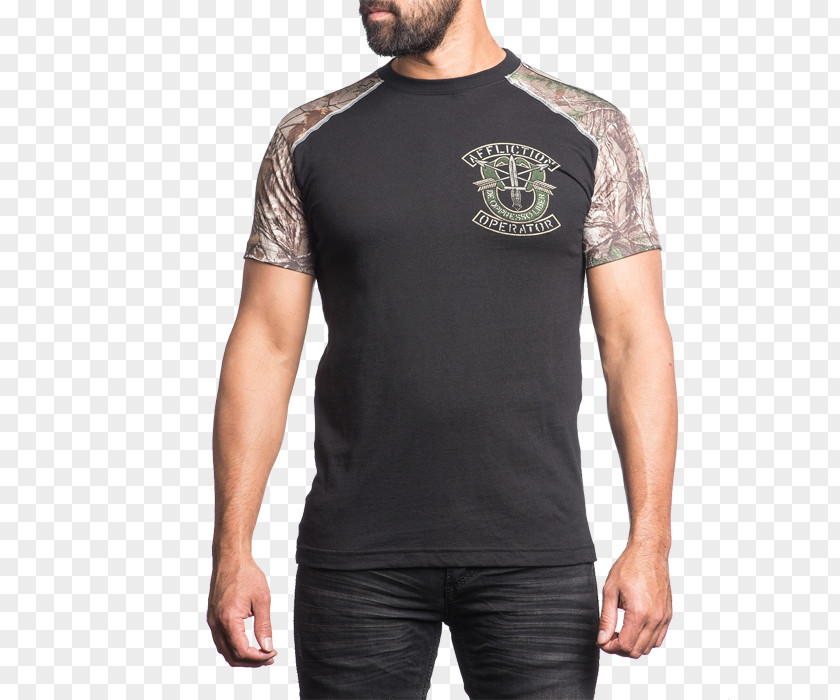T-shirt Sleeve Affliction Clothing PNG