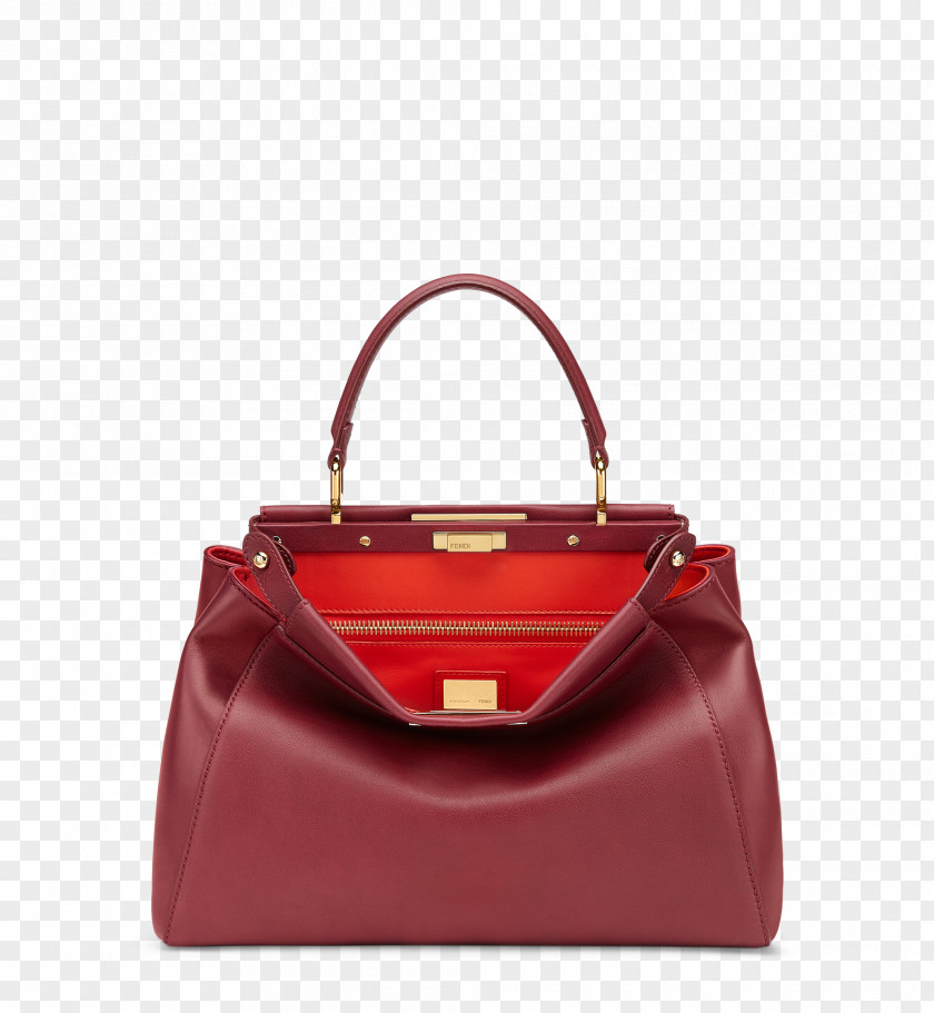 Bag Handbag Leather Fendi Textile PNG