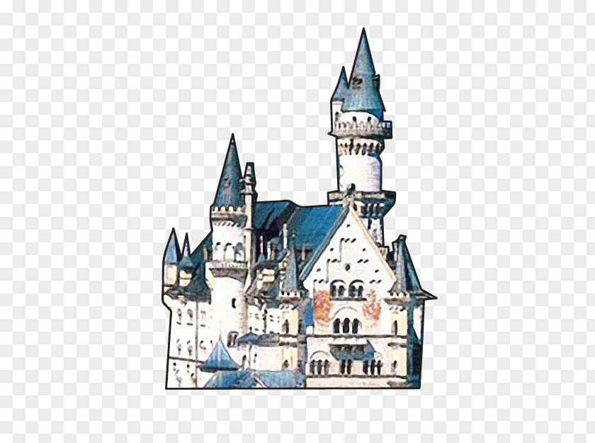 Friendship Illustration Neuschwanstein Castle The Teacher- Il Professore Middle Ages Medieval Architecture PNG