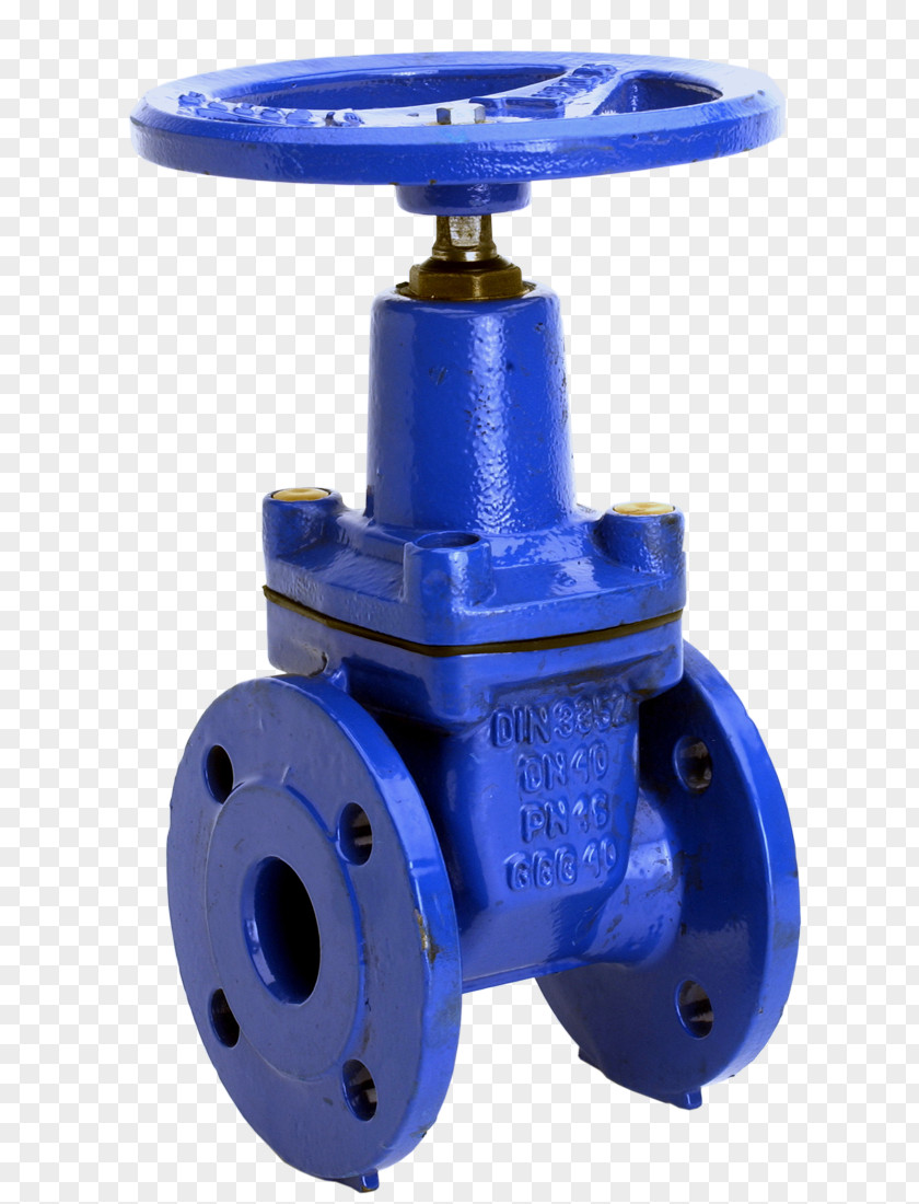 Gate Valve Wedge Stem Natural Rubber PNG