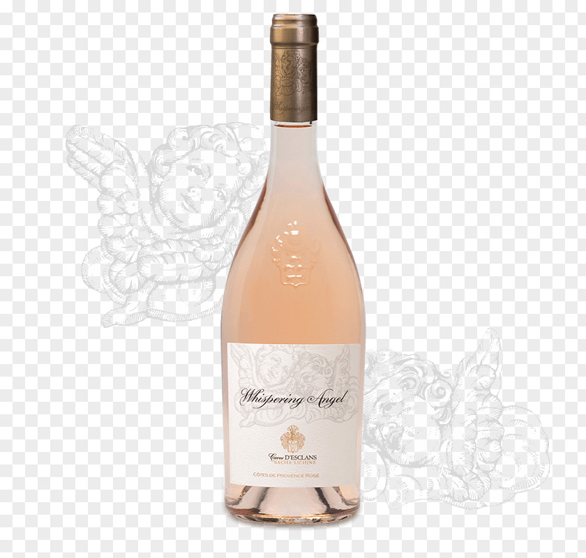 Rose Rosé Wine Côtes-de-provence AOC Château Miraval, Correns-Var Champagne PNG