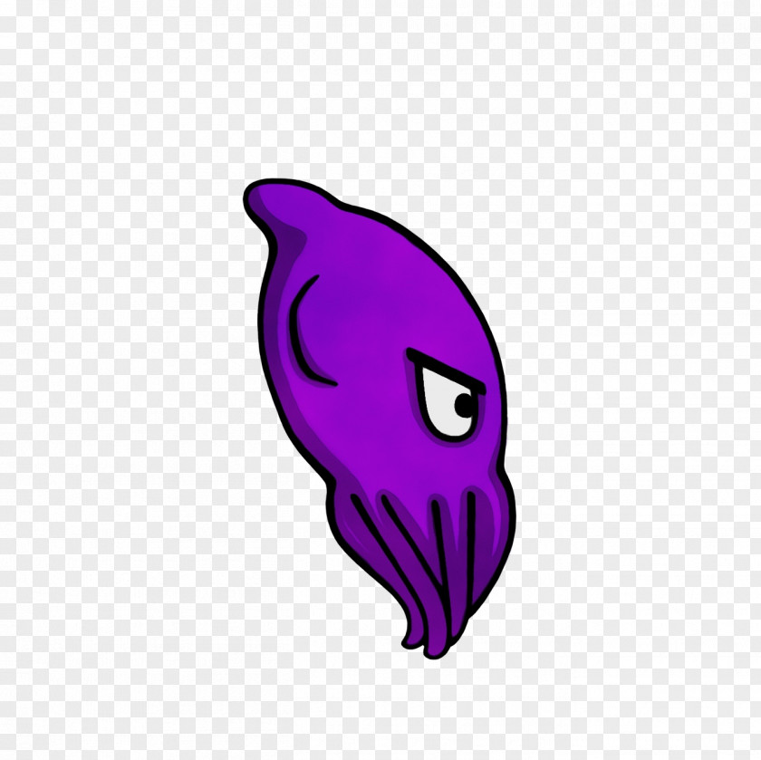 Violet Fish Cartoon PNG