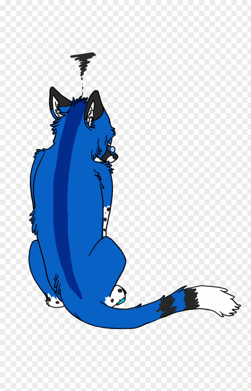 Cat Horse Cobalt Blue Clip Art PNG
