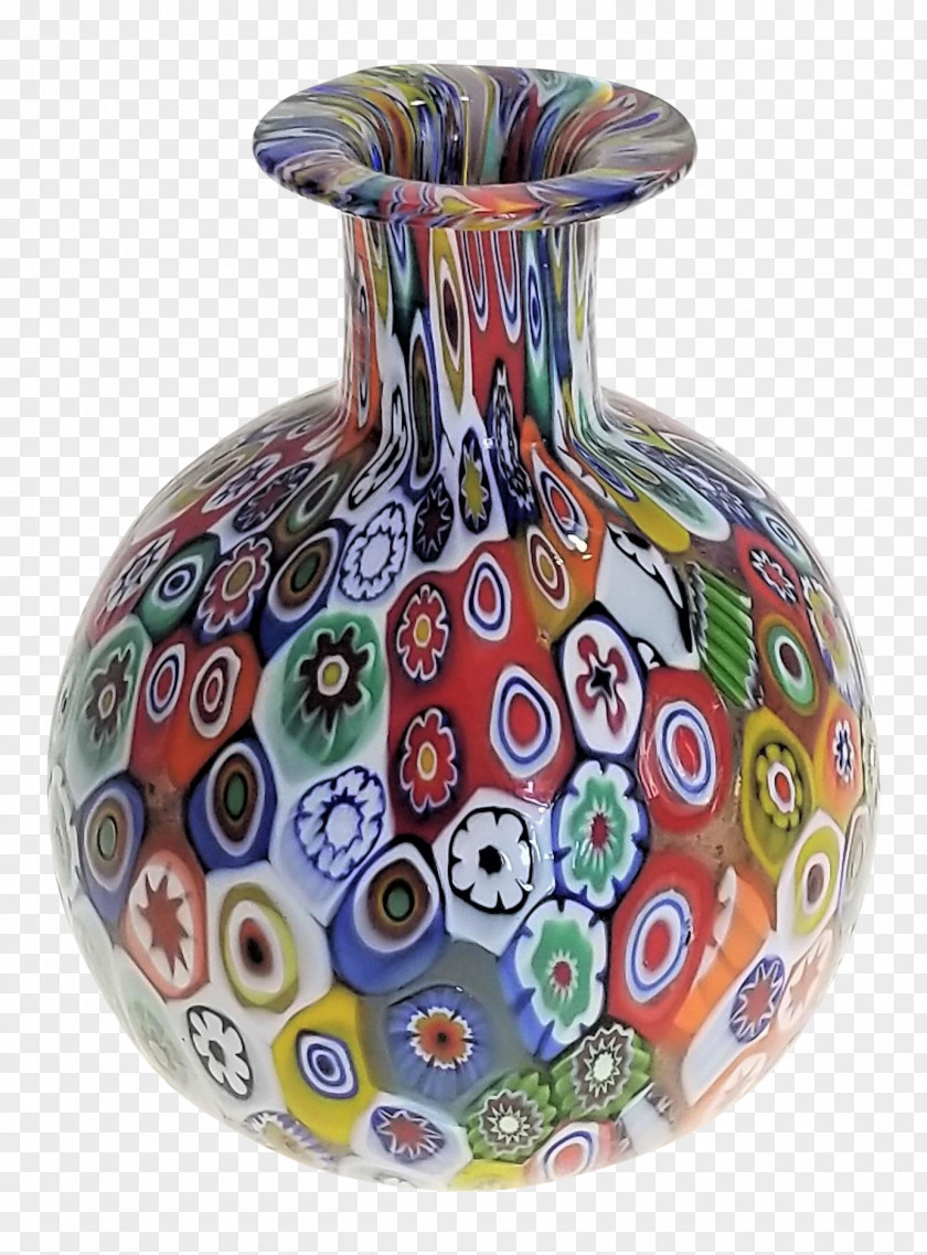 Earthenware Interior Design Glass Vase Murano Millefiori Venetian PNG