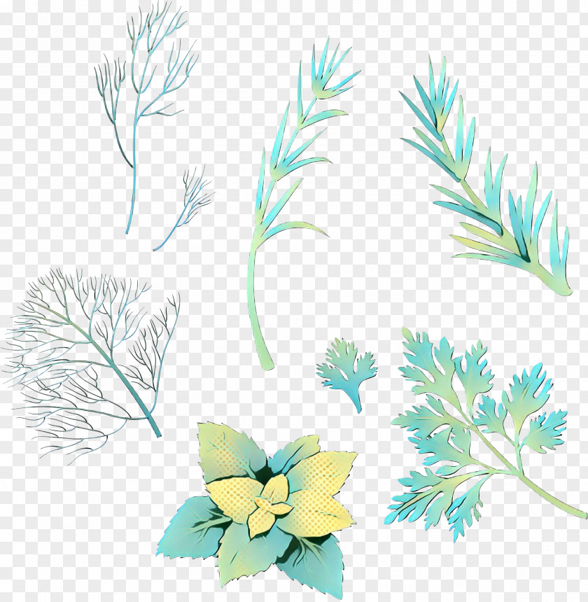 Floral Design Plant Stem Illustration Pattern PNG