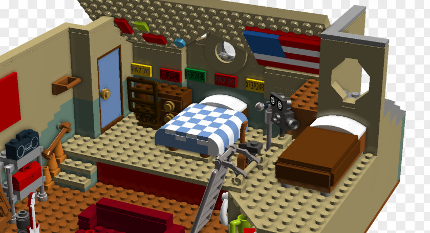 Lego House The Group Bedroom PNG