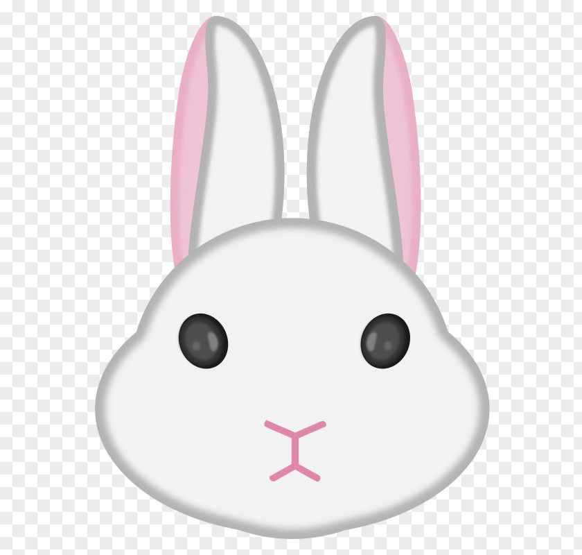 Rabbit Face Easter Bunny Hare Domestic Clip Art PNG