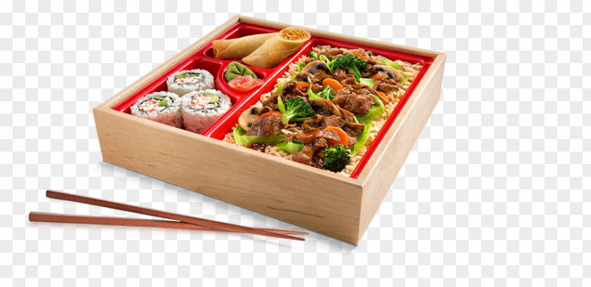 Sushi Bento Japanese Cuisine Yakisoba Tempura PNG