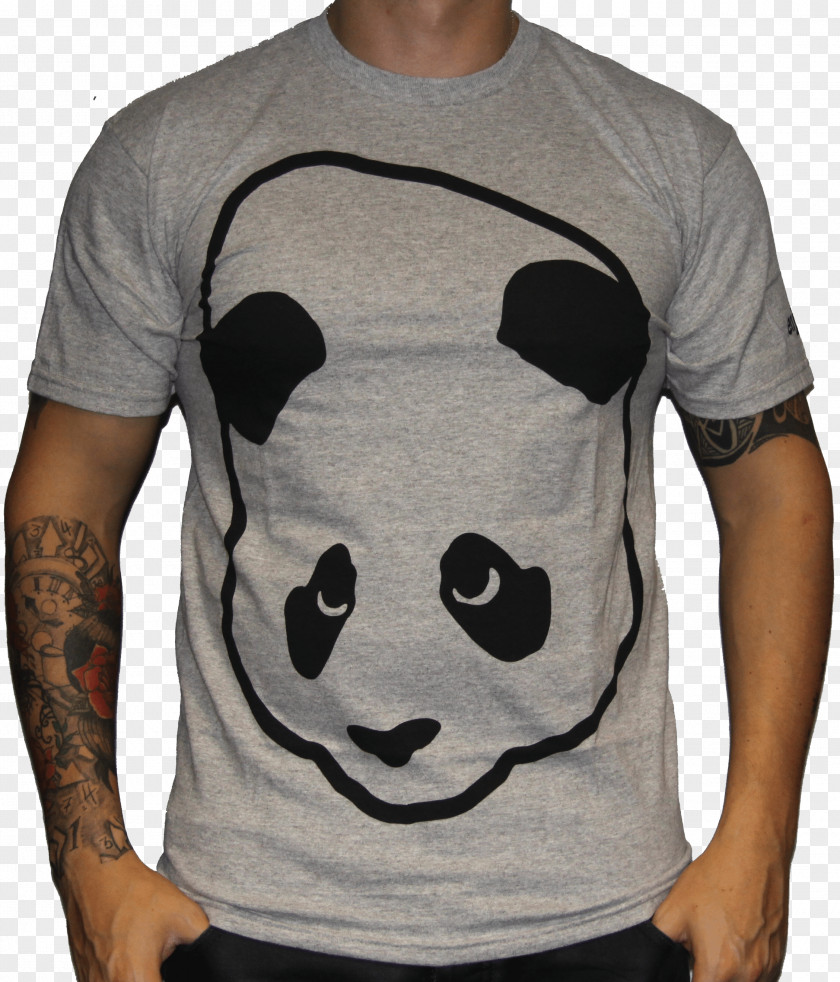 T-shirt Giant Panda White Shoulder Enjoi PNG