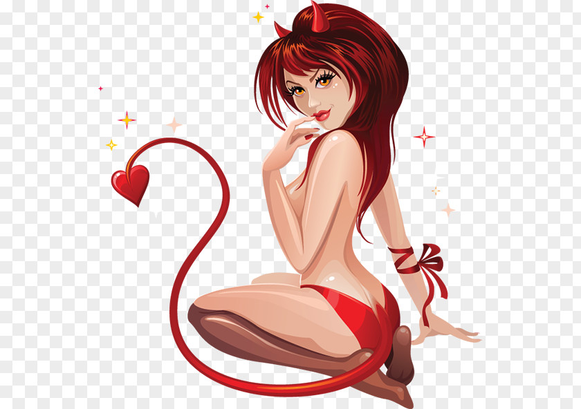 Devil Illustration Clip Art Female Drawing PNG