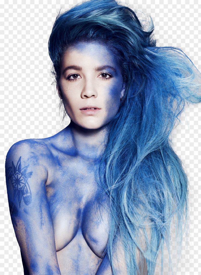 Halsey Elle Magazine Badlands Tour Singer-songwriter PNG