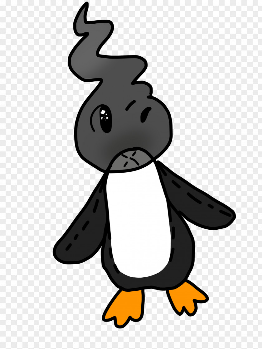 M MammalPenguin Penguin Dog Clip Art Black & White PNG