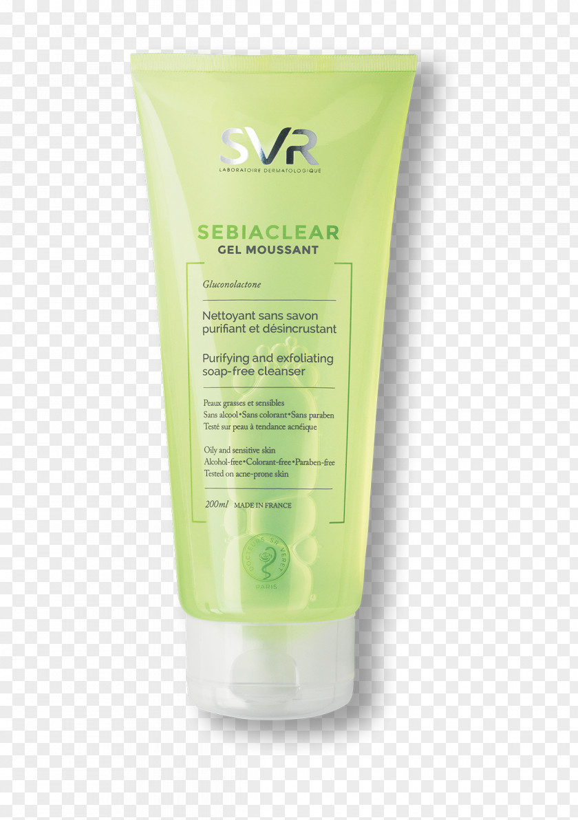 Soap SVR Sebiaclear Gel Moussant Cleanser SEBIACLEAR ACTIVE Intensive Care Skin Lotion PNG