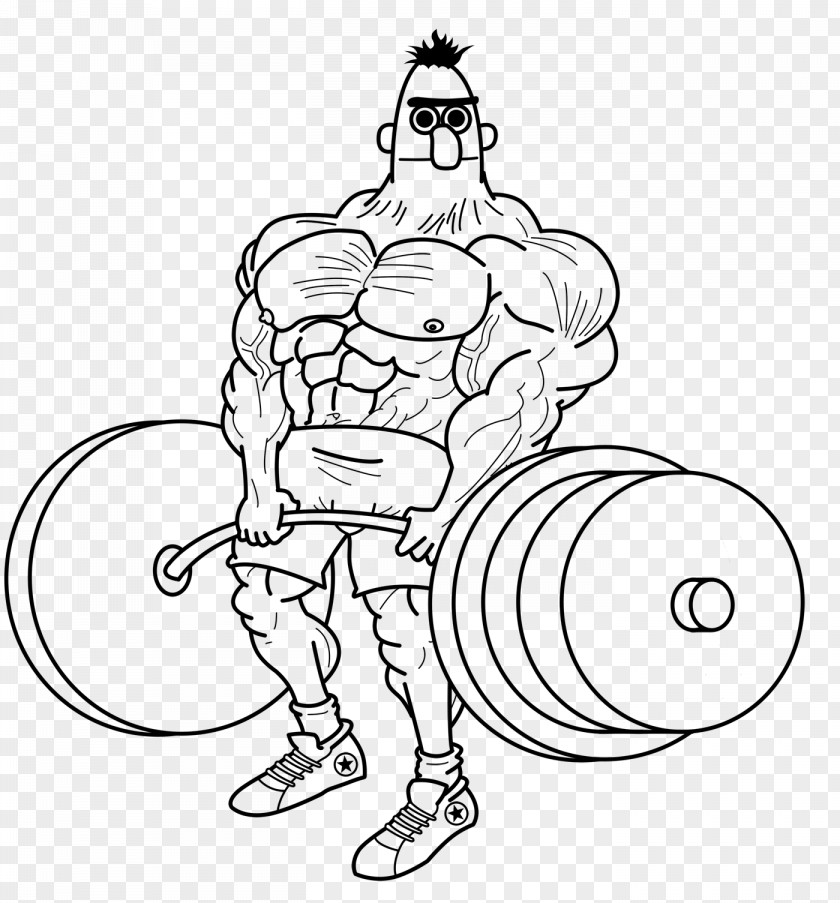 Bodybuilding Deadlift Drawing Squat Exercise PNG