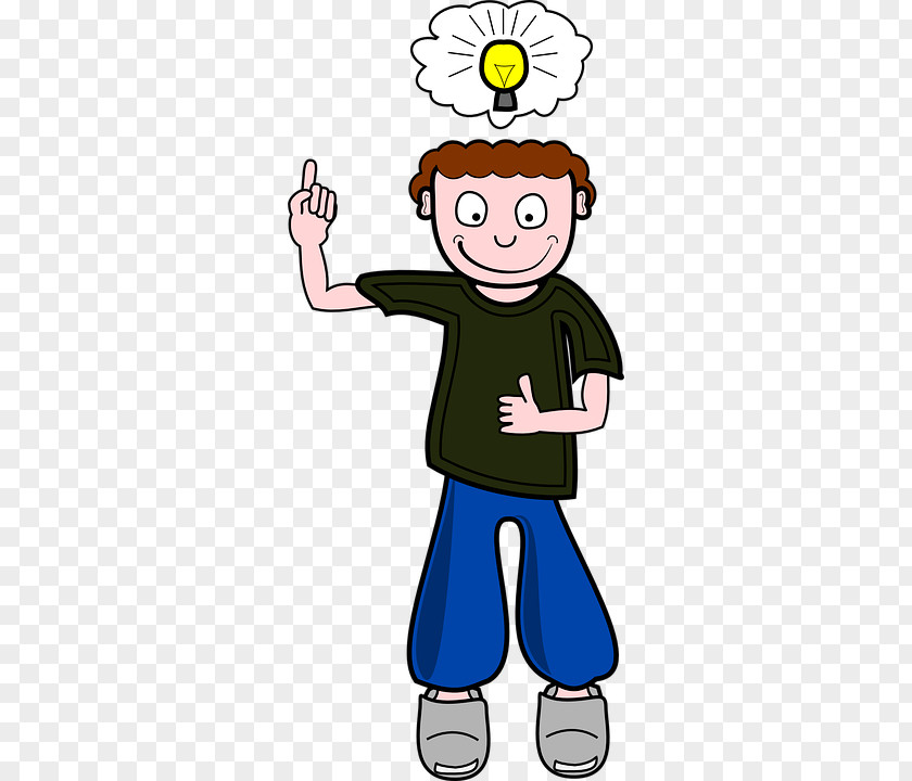 Kid Thinking Clip Art PNG