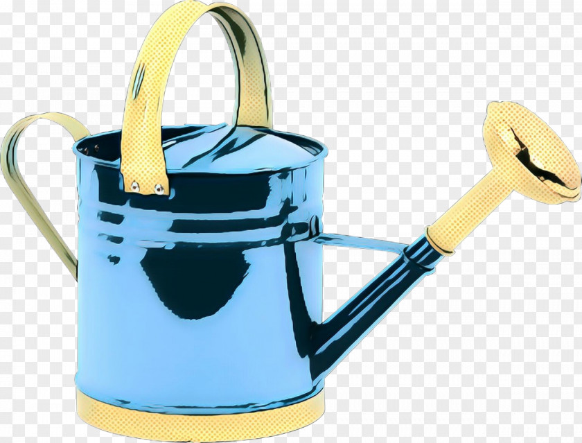 Metal Stovetop Kettle Pop Art Retro Vintage PNG