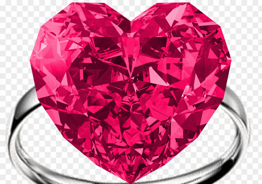 Ruby Ring Red Diamonds Clip Art PNG