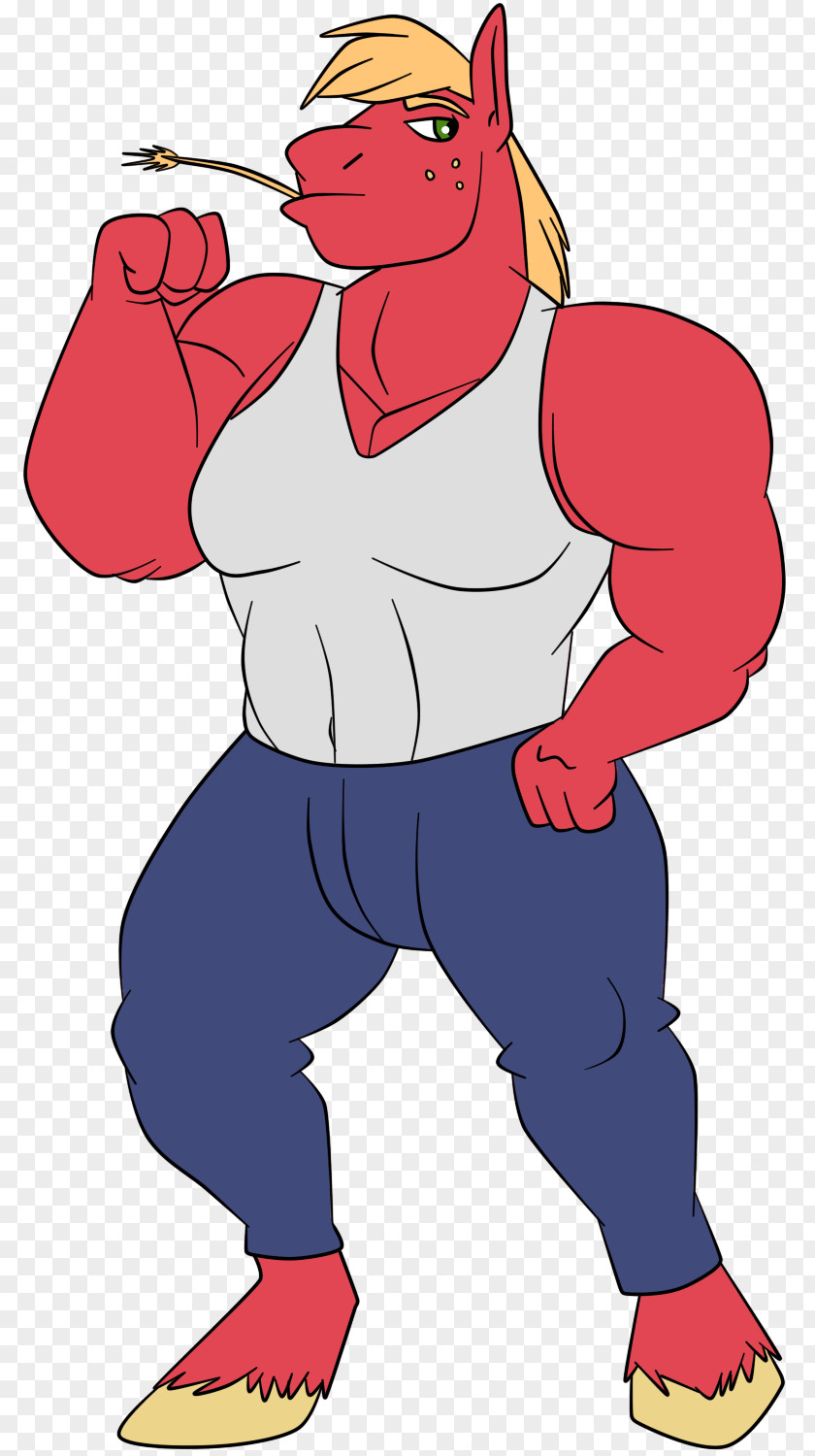 Big Mac McIntosh McDonald's Pony Muscle PNG