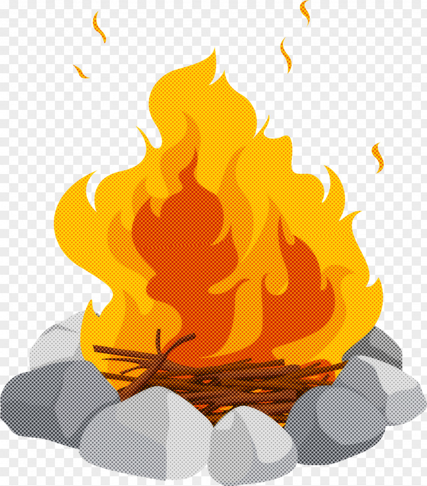 Geological Phenomenon Heat Campfire Cartoon PNG