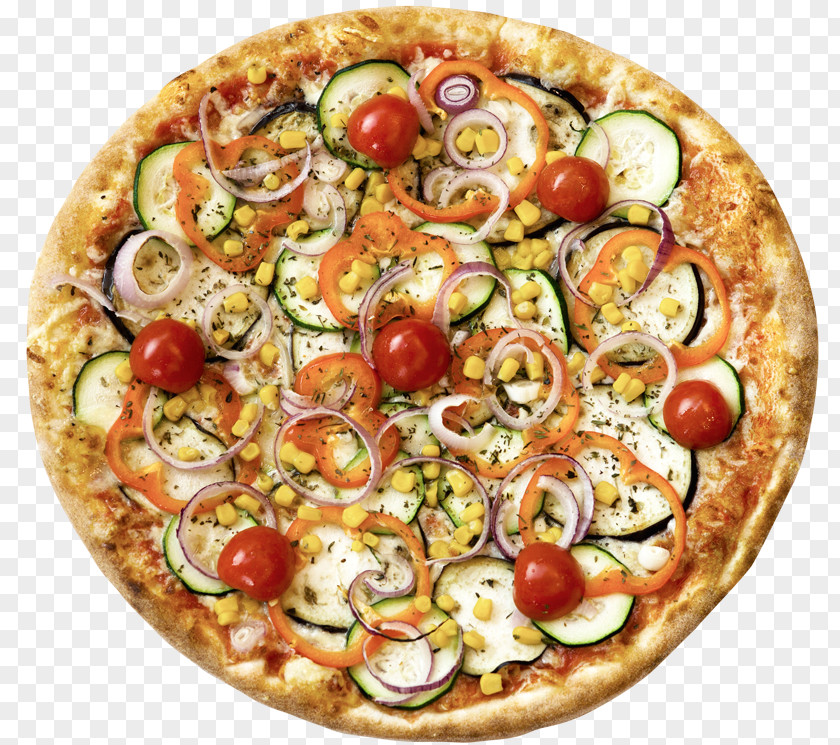 Pizza California-style Sicilian Vegetarian Cuisine Cheese PNG