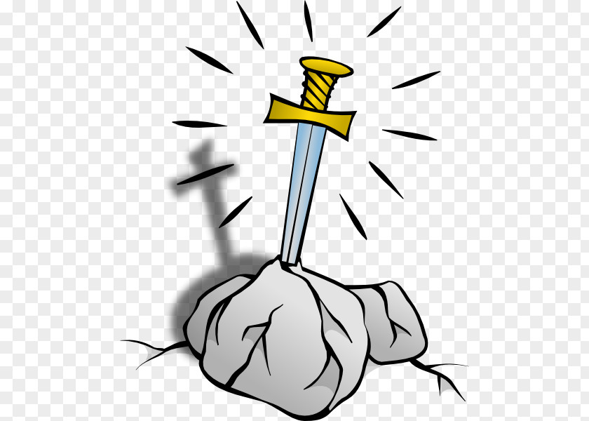 Stone Cliparts King Arthur Excalibur Sword Clip Art PNG