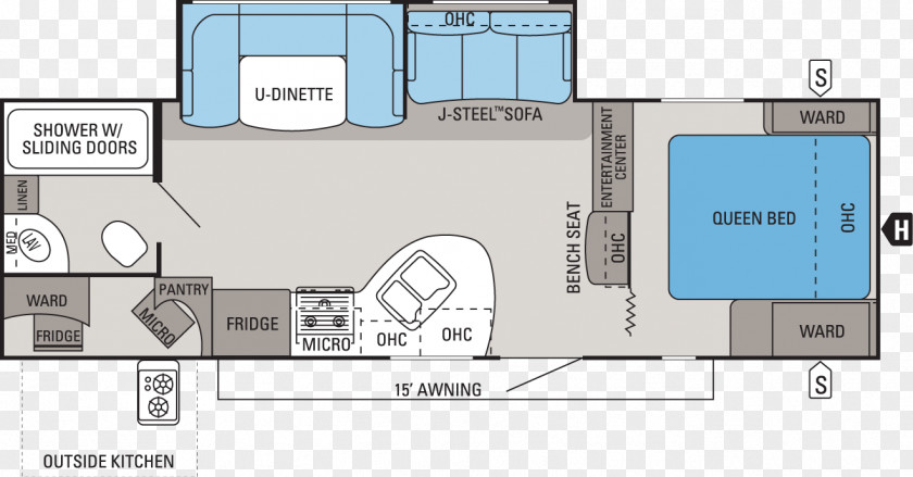 All-star Jayco, Inc. Caravan Campervans Floor Plan Fifth Wheel Coupling PNG