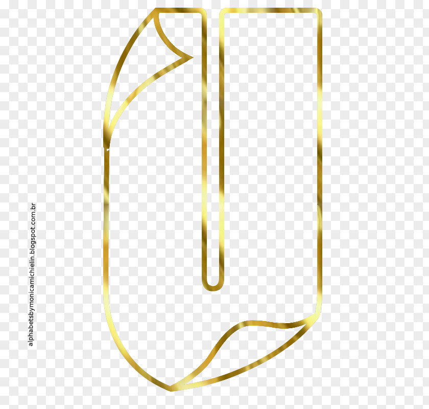 Alphabet Yellow Metal Letter Font PNG