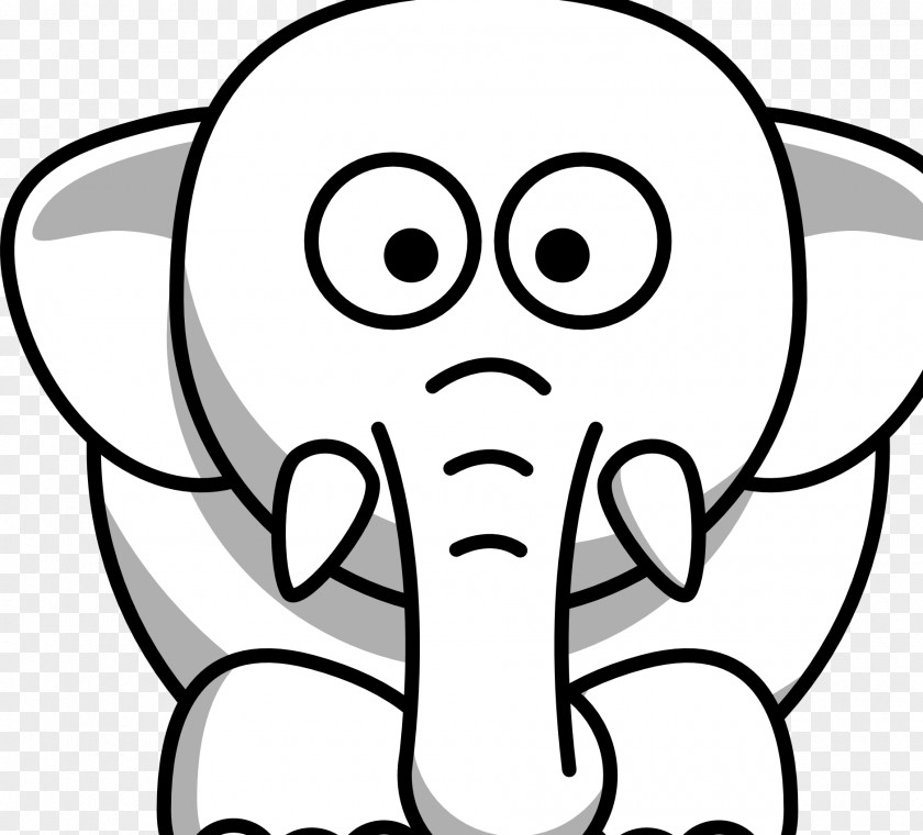 Elefant Black And White Drawing Clip Art PNG